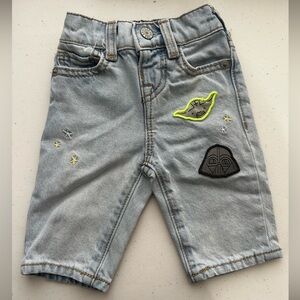 Baby GAP Kids Star Wars Light Blue Jeans with Fun Patches